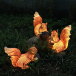 Aria Decorative Squirrel Solar Resin Outdoor Light - Letslighting