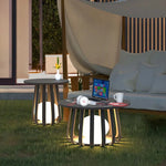Ray Table Metal Outdoor Solar Floor Lamp Hardwired Solar - Lamp Outdoor