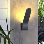 Ray Minimalist Tilt Linear Metal Outdoor Wall Lamp - Lamp Outdoor