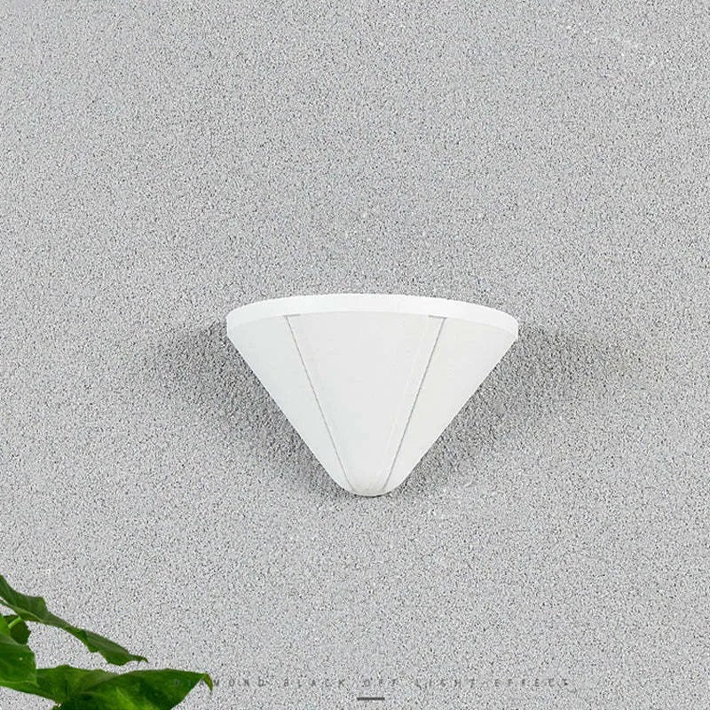 Ray Modern Cone LED Outdoor Wall Lamp Metal Acrylic Garden Corridor Street - Lamp Outdoor
