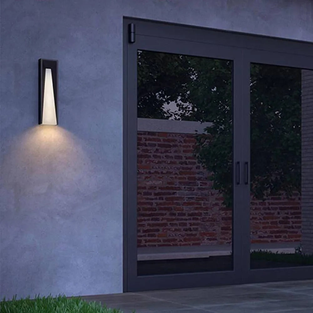 Ray Modern Rectangular Metal Outdoor Wall Lamp - Lamp Outdoor