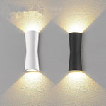 Ray Minimalist Torch LED Outdoor Wall Lamp Metal Garden Corridor Terrace - Letslighting