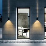 Ray Modern Minimalist Round Metal Glass Waterproof Outdoor Wall Lamp - Lamp Outdoor