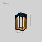 Ray Rectangular Solar Outdoor Floor Lamp - Lamp Outdoor