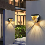 Ray Waterproof Diamond Shape Metal Crystal Outdoor Wall Lamp - Lamp Outdoor