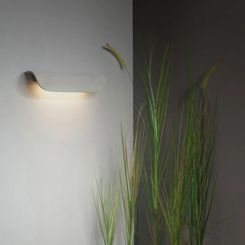 Ray Modern Curved Waterproof LED Outdoor Wall Lamp Metal Garden Corridor - Letslighting