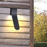 Ray Minimalist Tilt Linear Metal Outdoor Wall Lamp - Lamp Outdoor