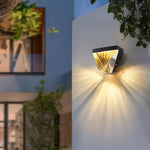 Ray Waterproof Diamond Shape Metal Crystal Outdoor Wall Lamp - Lamp Outdoor