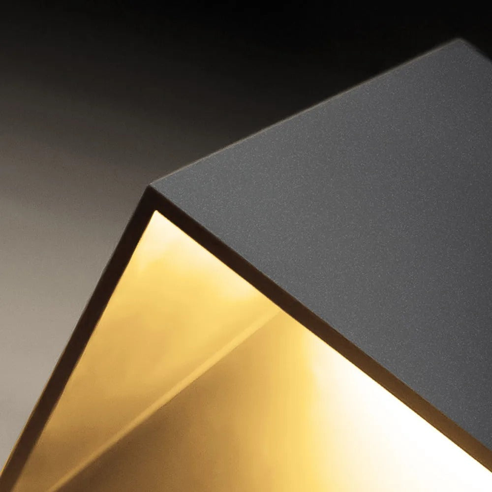 Ray Modern Irregular Metal Acrylic Solar Outdoor Ground Light - Lamp Outdoor