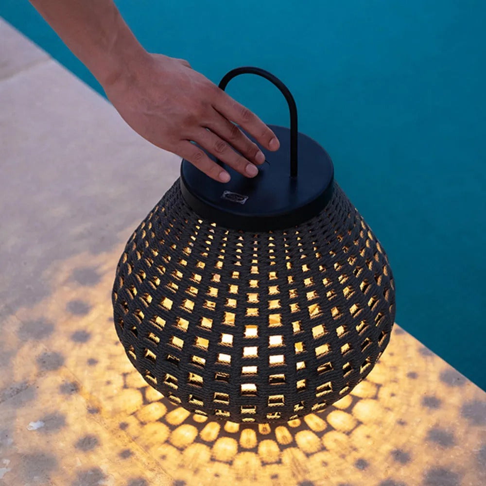 Ritta Vintage Lantern Metal Floor Lamp Outdoor - Letslighting