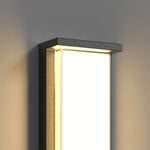 Ray Modern Minimalist Rectangular Metal Outdoor Wall Lamp - Lamp Outdoor