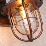 Epoch Vintage Lantern Shaped Metal Outdoor Wall Lamp - Lamp Outdoor