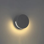 Ray Modern Minimalist Round Metal Glass Waterproof Outdoor Wall Lamp - Lamp Outdoor