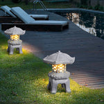 Rustic Imitation Stone Tower Outdoor Landscape Lighting