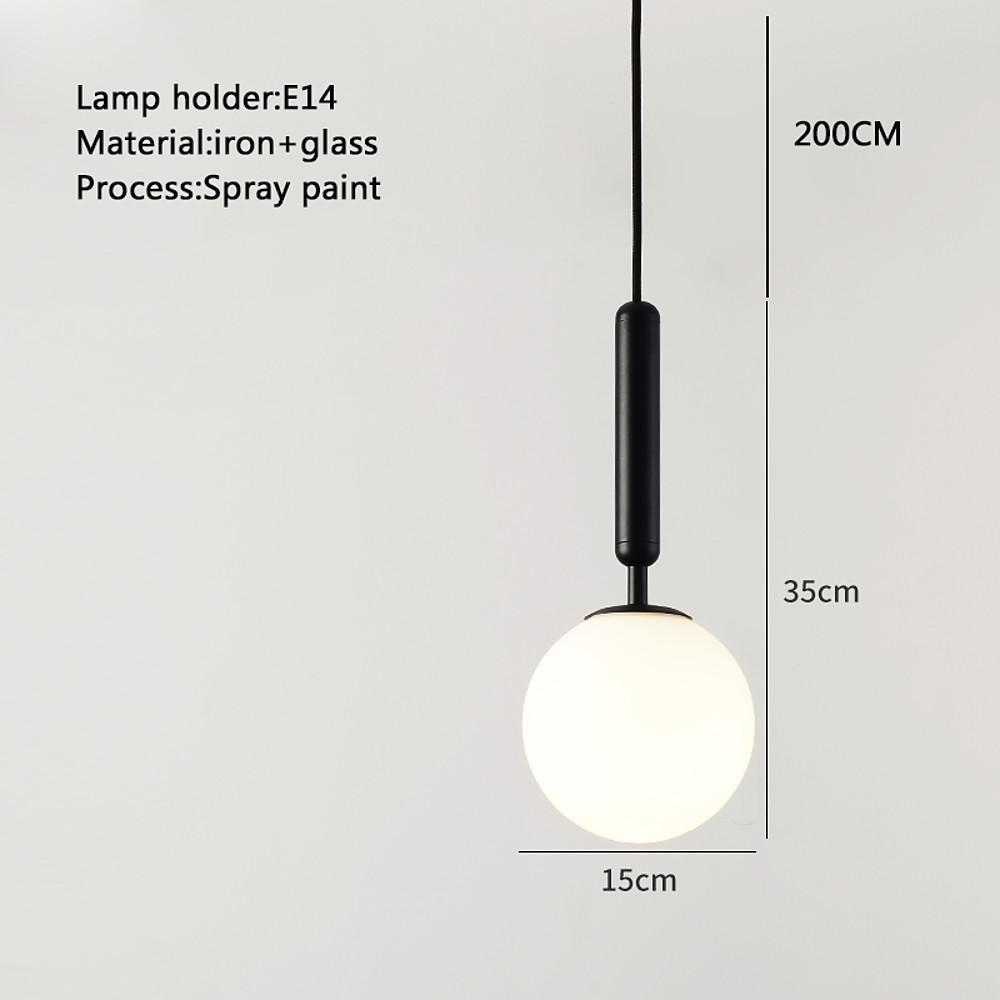 Glass Ball Shaped LED Electroplated Modern Pendant Lights Island Light - Lamp Outdoor