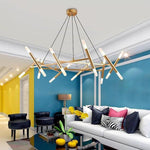 Creative Metal Design 16-Lights LED Industrial Chandeliers Hanging Lamp - Lamp Outdoor