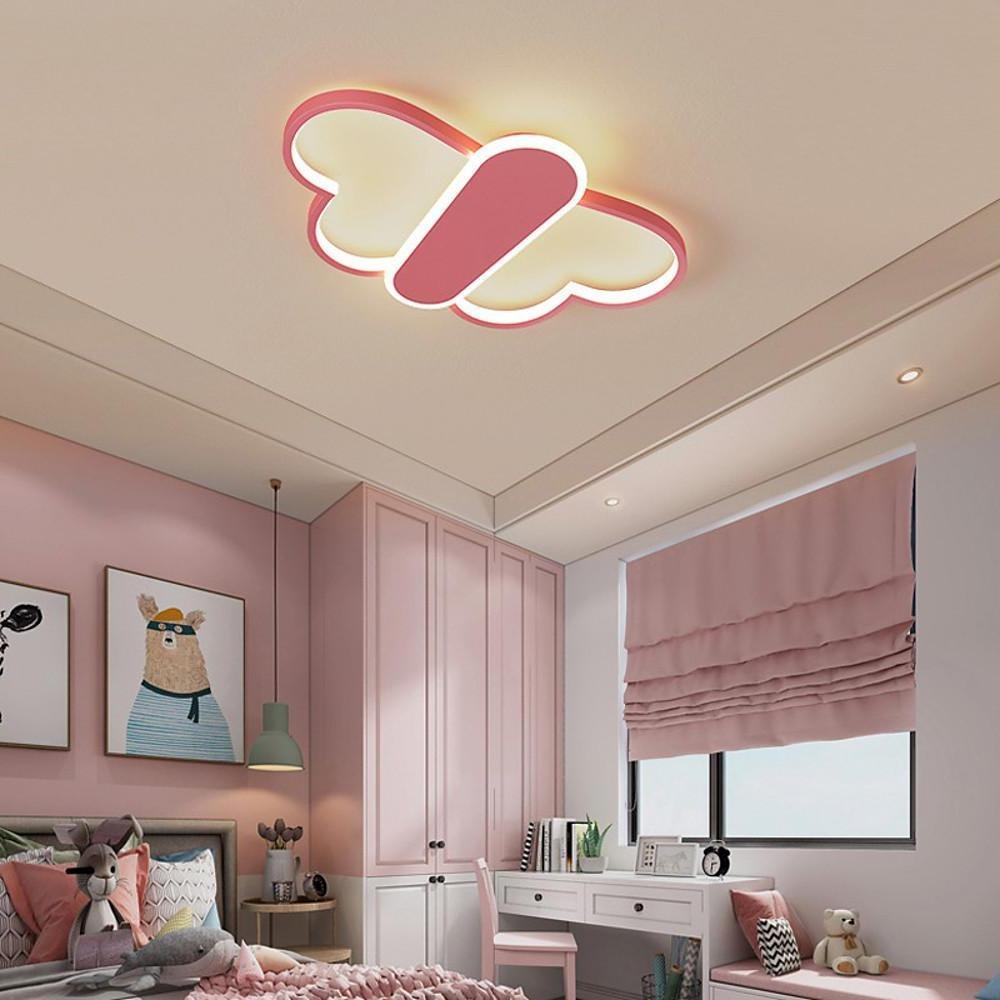 Cartoon Butterflies Shaped LED Dimmable with Remote Modern Ceiling Lights - Lamp Outdoor