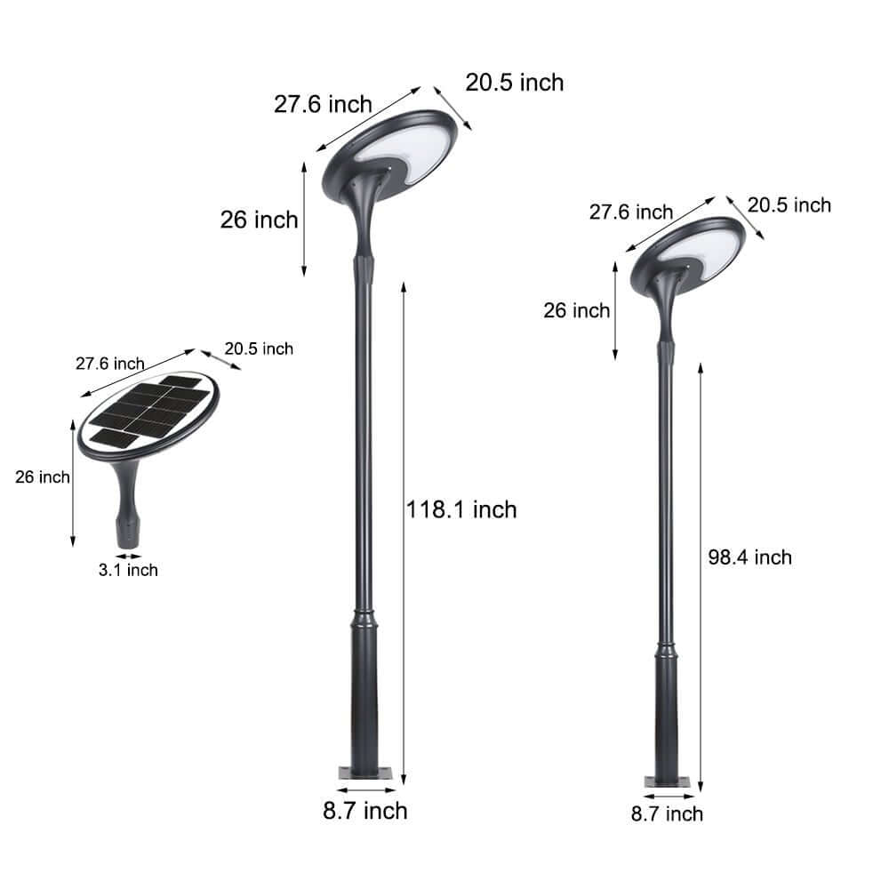 IP65 Outdoor Solar Lamp Post Street Lights for Park - Lamp Outdoor