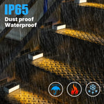 IP65 waterproof step lights with dust and water resistance certification for outdoor use