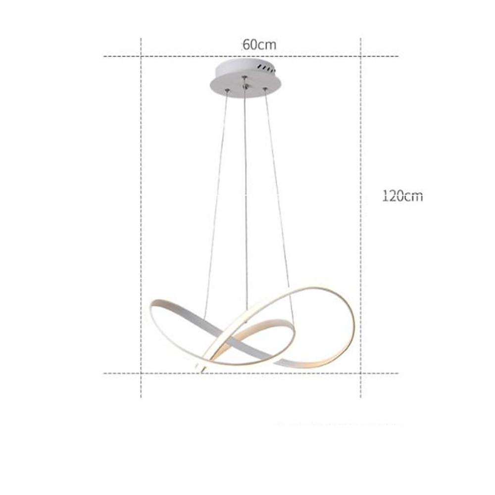 Nordic Style Design Black Chandelier Modern Aluminum Silica Gel Ceiling Light - Lamp Outdoor