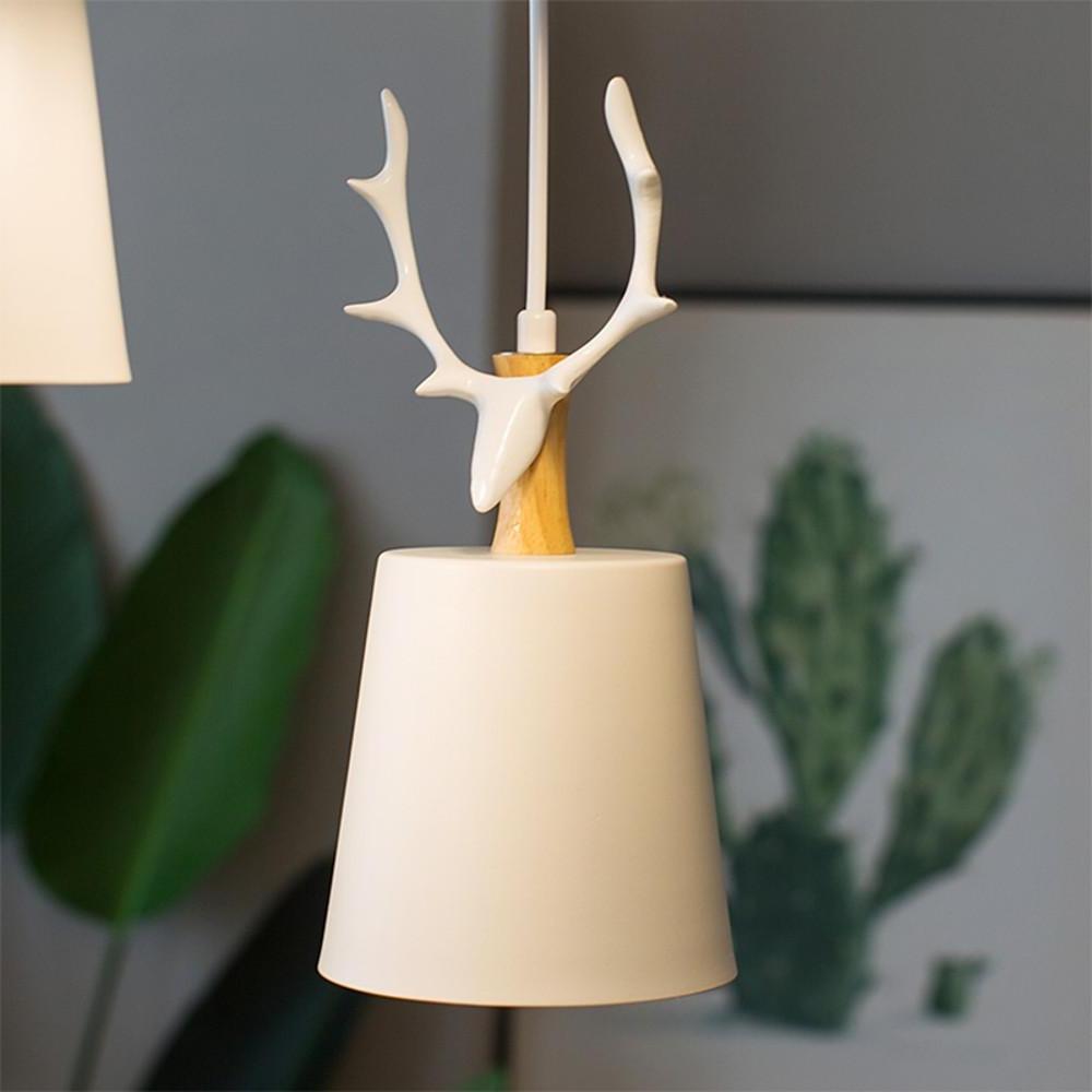 3-light Antler Design LED Classic Chandelier Pendant Light Hanging Lamp - Lamp Outdoor