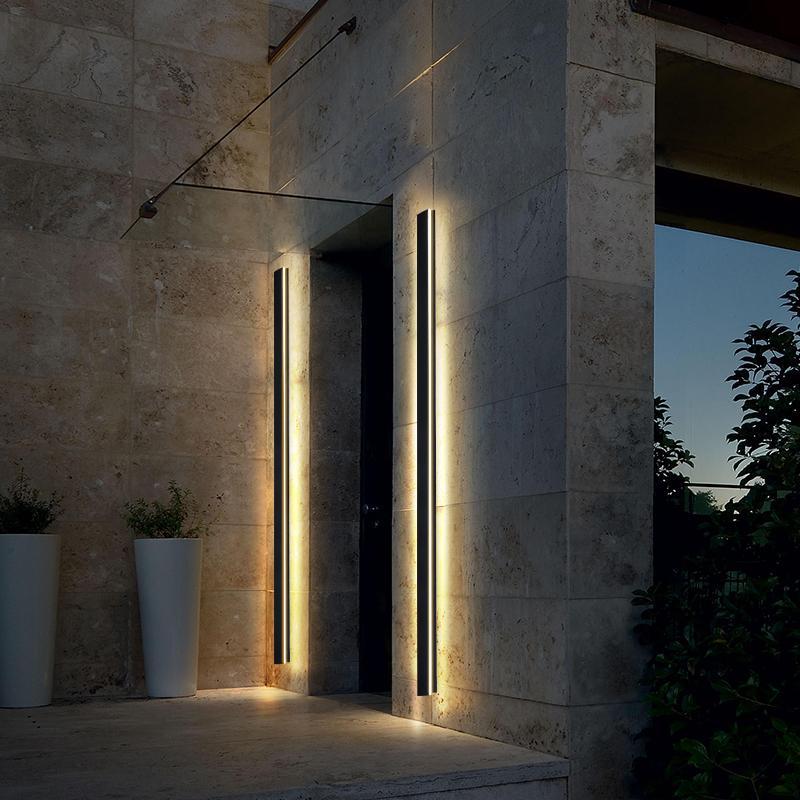 Long Strip Outdoor Lighting Garden Wall Light - dazuma