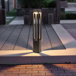 Quadruple - Sided Aluminum LED Bollard Lights Open Design for Optimal Illumination