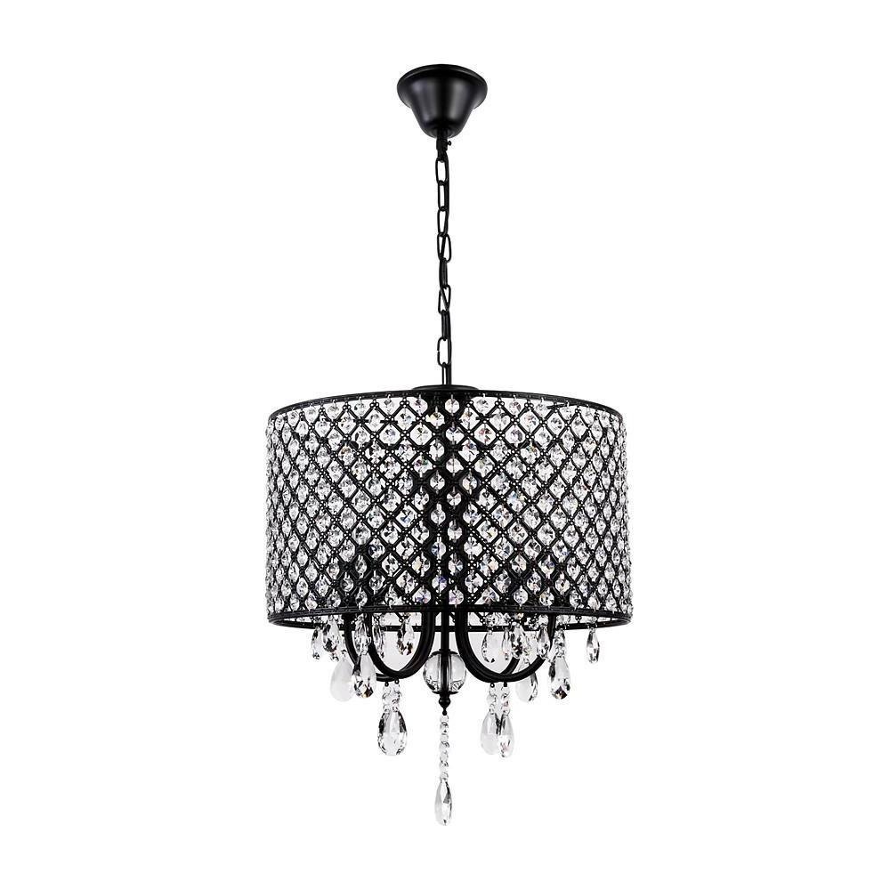 Electroplated Metal Crystal LED Country Chandeliers Kitchen Pendant Light - Lamp Outdoor