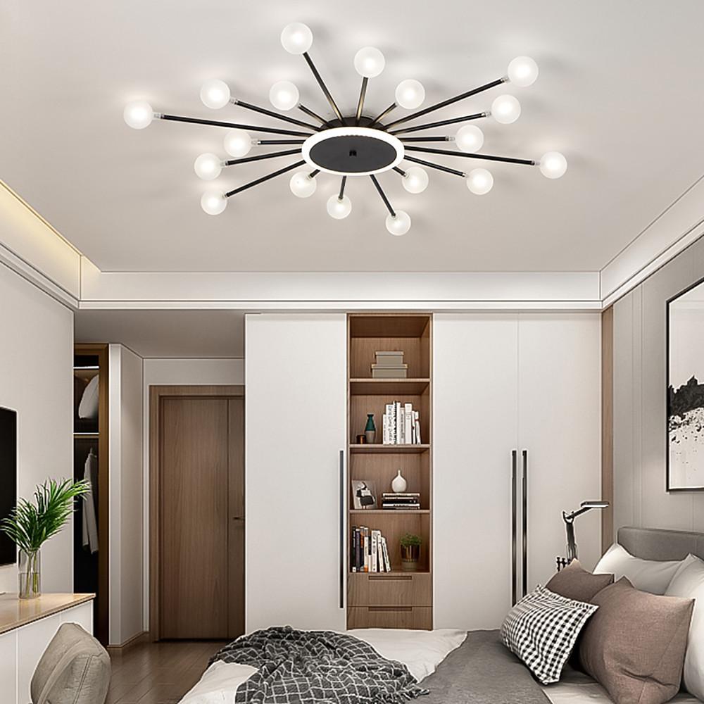 24 Lights LED Glass Metal Nordic Hanging Ceiling Lights Pendant Lights - Lamp Outdoor