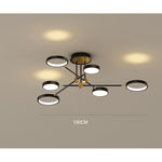 Circular 8-light Design LED Nordic Flush Mount Ceiling Light Chandeliers - Lamp Outdoor