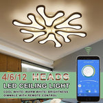 Creative Flower Dimmable LED Nordic Ceiling Lights Flush Mount Lighting - Lamp Outdoor