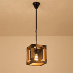 Rustic Industrial Linear Chandelier for Dining Rooms Farmhouse Rectangular/Square Light Fixture - Lamp Outdoor