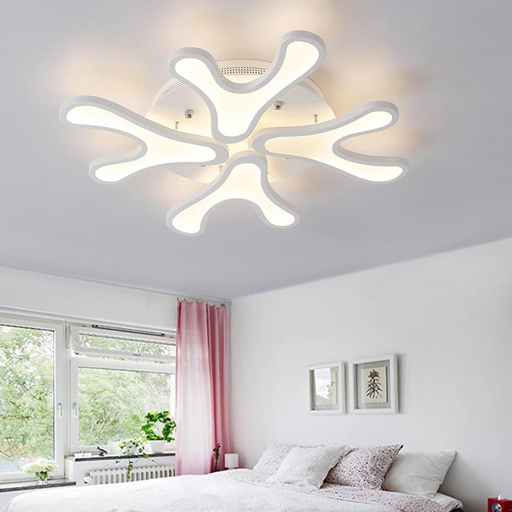 Creative Flower Dimmable LED Nordic Ceiling Lights Flush Mount Lighting - Lamp Outdoor