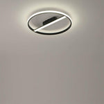 Creative Circle Flush Mount Light Metal Ceiling Light 1 Light - Lamp Outdoor