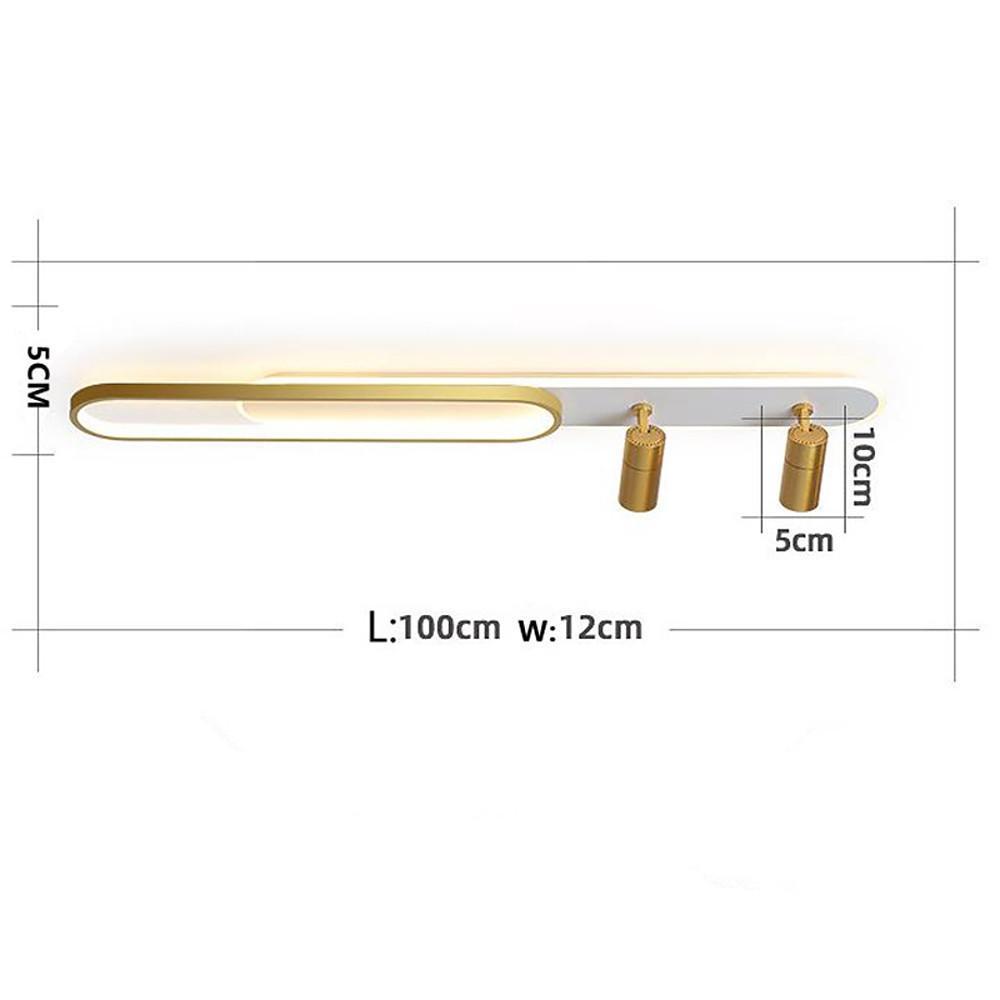 Spotlight Rectangles Metal Modernist Style Design Flush Mount Lighting LED Ceiling Light - Lamp Outdoor