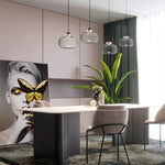 Round Globe LED Nordic Glass Pendant Light Hanging Lamp - Lamp Outdoor