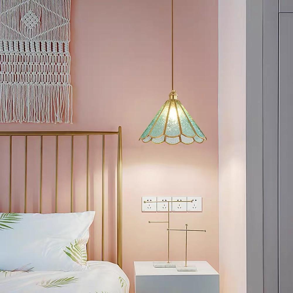 Flower Shaped Glass LED Modern Pendant Lighting Hanging Lamp Island Lights - Lamp Outdoor