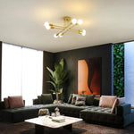 8-light LED Modern Sputnik Chandelier Ceiling Lights Pendent Lighting - Lamp Outdoor