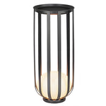 Industrial Solar Outdoor LED Floor Lantern Lamp with Tray - Lamp Outdoor