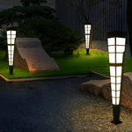 Modern Stainless Steel Outdoor Post Light with Imitation Marble Shade - Lamp Outdoor