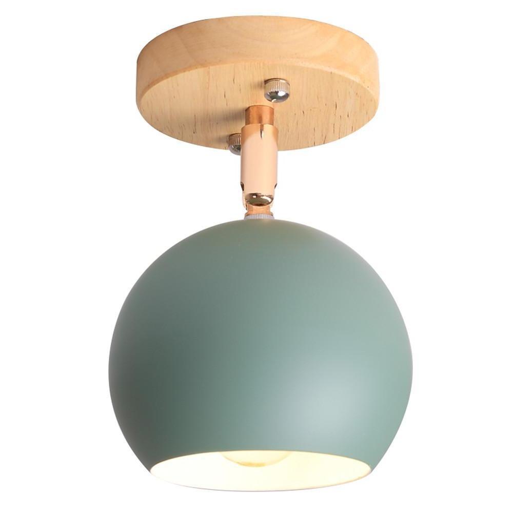 Semicircular Metal LED Rustic Adjustable Pendant Lights Ceiling Lights - Lamp Outdoor