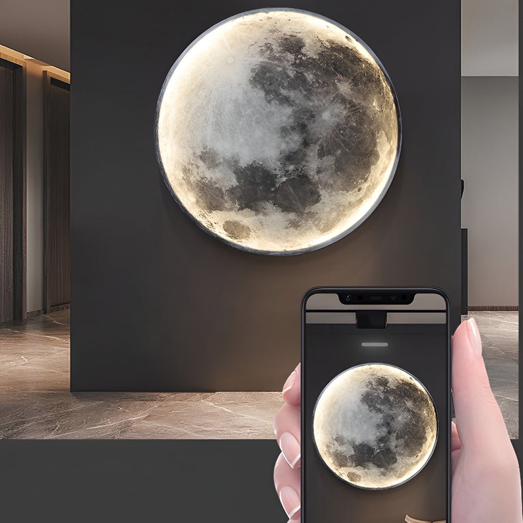 Lunar Moon Dimmable LED Modern Wall Lamp Wall Sconces Lighting Wall Lights - Lamp Outdoor