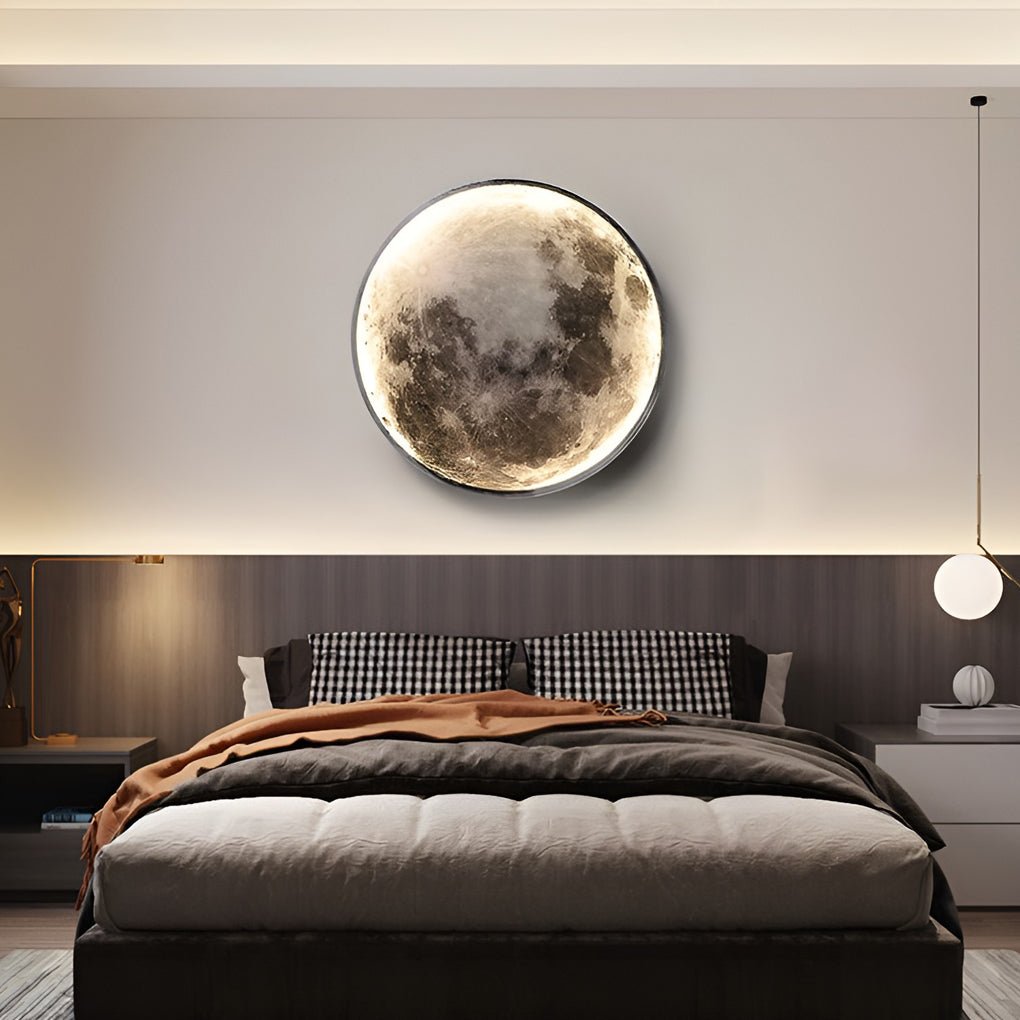 Lunar Moon Dimmable LED Modern Wall Lamp Wall Sconces Lighting Wall Lights - Lamp Outdoor