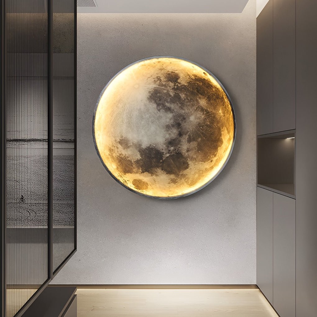 Lunar Moon Dimmable LED Modern Wall Lamp Wall Sconces Lighting Wall Lights - Lamp Outdoor