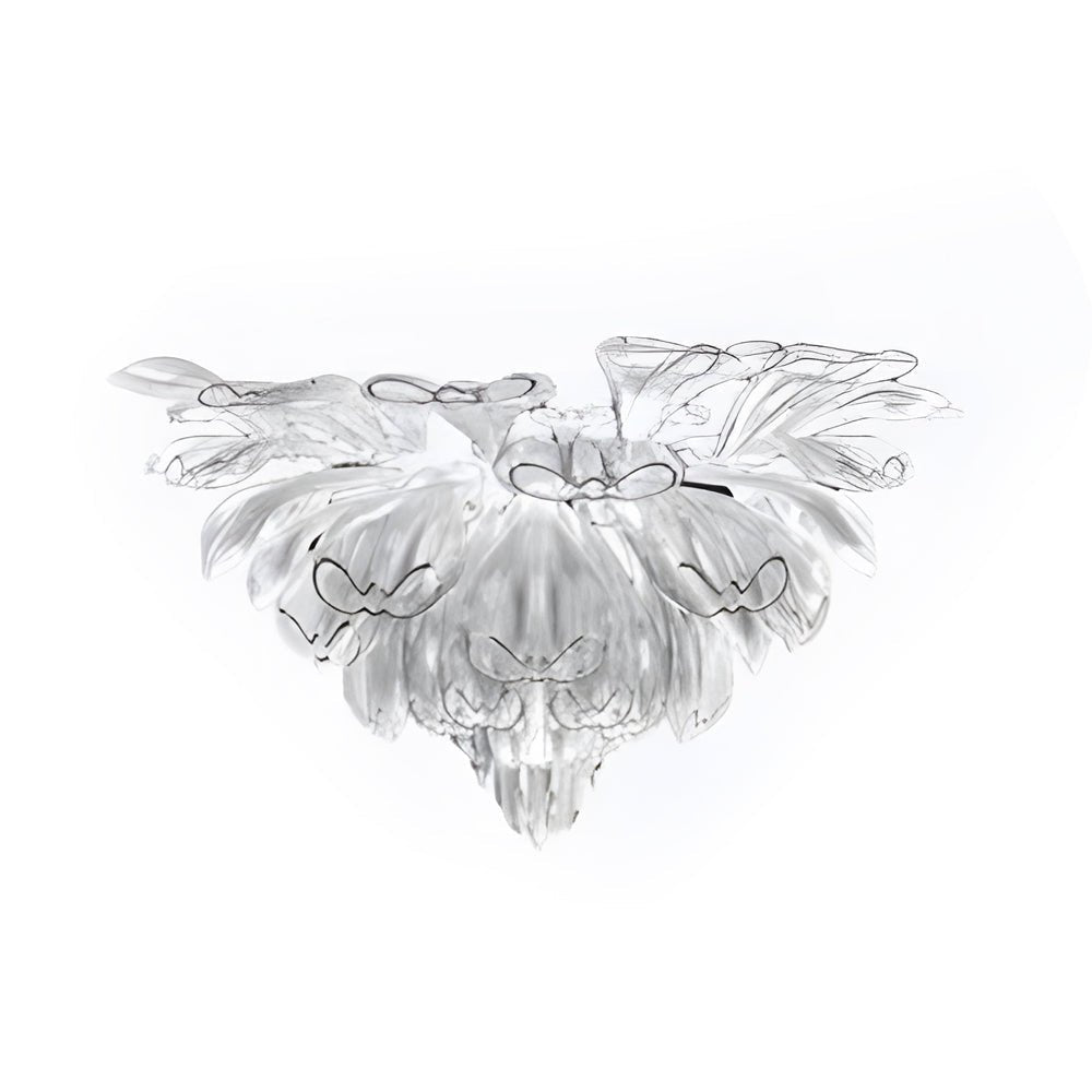 Luxury Flowers Handcrafted Art Glass 3 Step Dimming Modern Chandelier - Lamp Outdoor