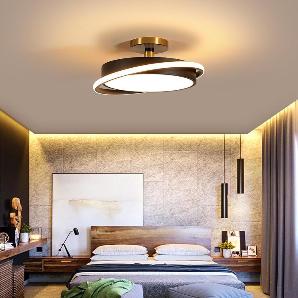 Circular LED Modern Flush Mount Lighting Ceiling Lights Hanging Light - Lamp Outdoor