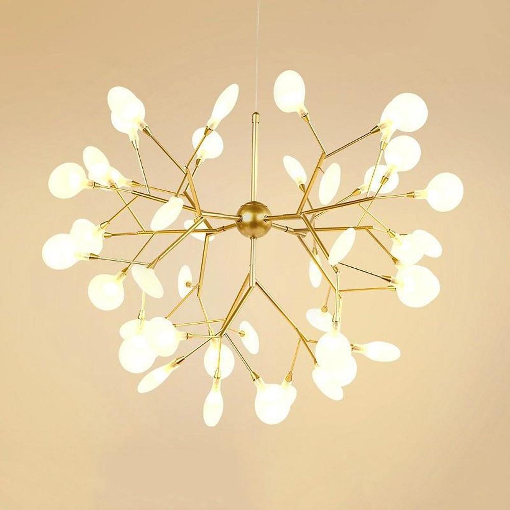 45 Lights Creative Copper Glass Design LED Modern Sputnik Chandelier - Lamp Outdoor