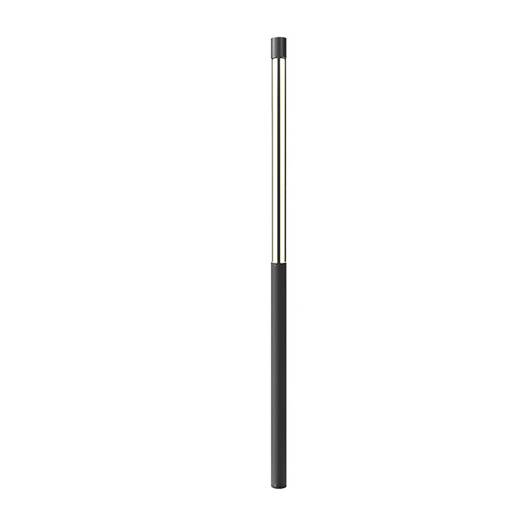 Cylinder Shaped LED Black Modern Outdoor Landscape Bollar Lights