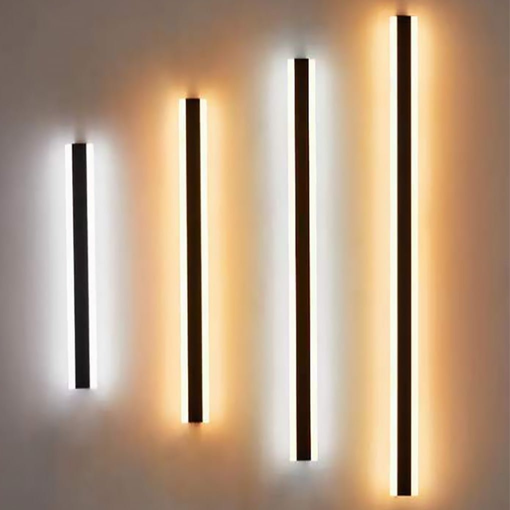Linear LED Long Outdoor Wall Light Minimalist Exterior Wall Mount Lights Waterproof for Porch - Lamp Outdoor
