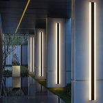 Linear LED Long Outdoor Wall Light Minimalist Exterior Wall Mount Lights Waterproof for Porch - Lamp Outdoor